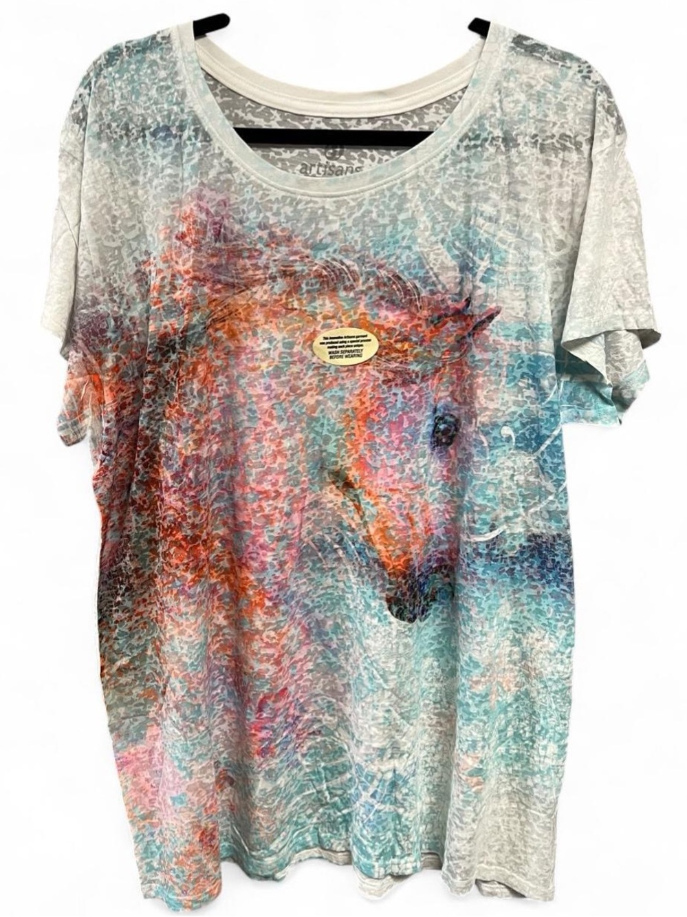 Artisans Horse Graphic Tee XXL
